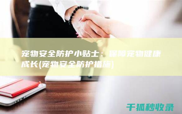 宠物安全防护小贴士：保障宠物健康成长 (宠物安全防护措施)