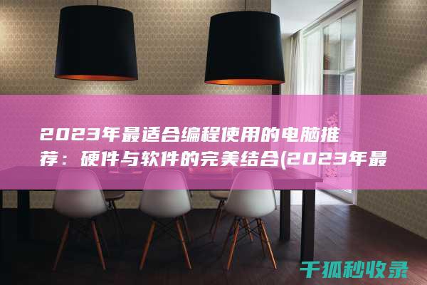 2023年最适合编程使用的电脑推荐：硬件与软件的完美结合 (2023年最新胸片曝光)