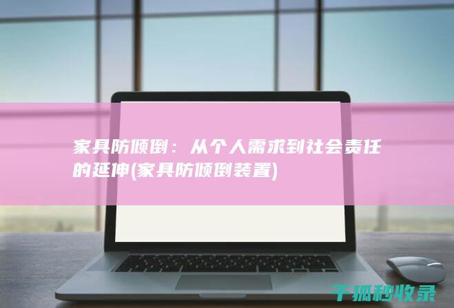 家具防倾倒装置